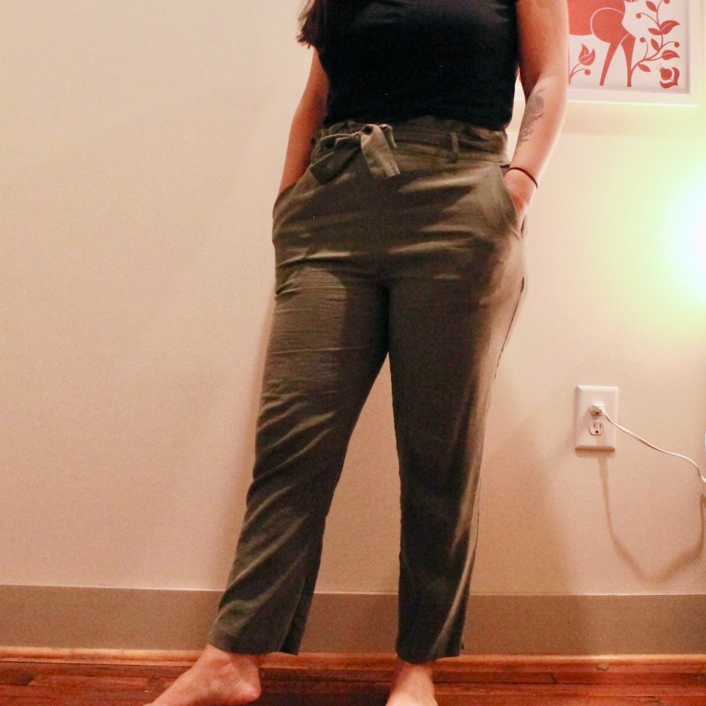 Zara Paperbag Waist Pants